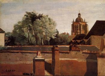 Jean-Baptiste-Camille Corot : Bell Tower of the Church of Saint-Paterne at Orleans